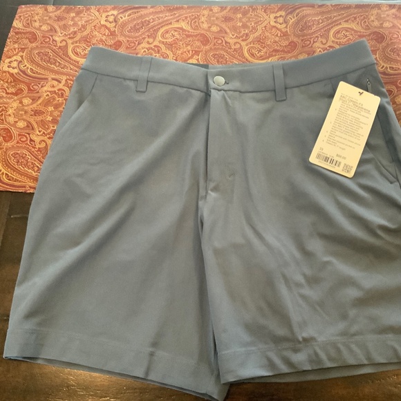 lululemon athletica Other - lululemon ABC Classic-Fit Short 7"Warpstreme Trench in oil blue,sz33,NWT,MSRP$88
